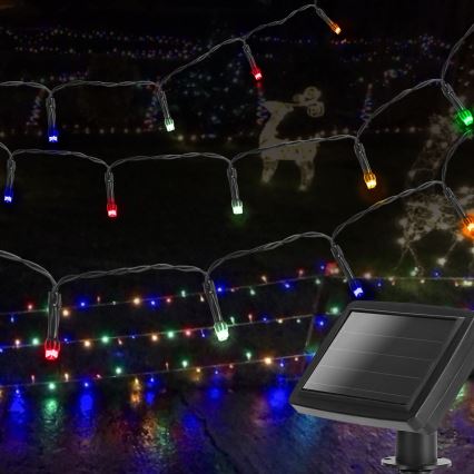 Aigostar - LED Solární řetěz 100xLED/11,9m IP44 multicolor