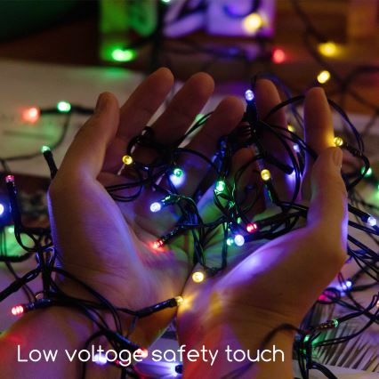 Aigostar - LED Solární řetěz 100xLED/11,9m IP44 multicolor