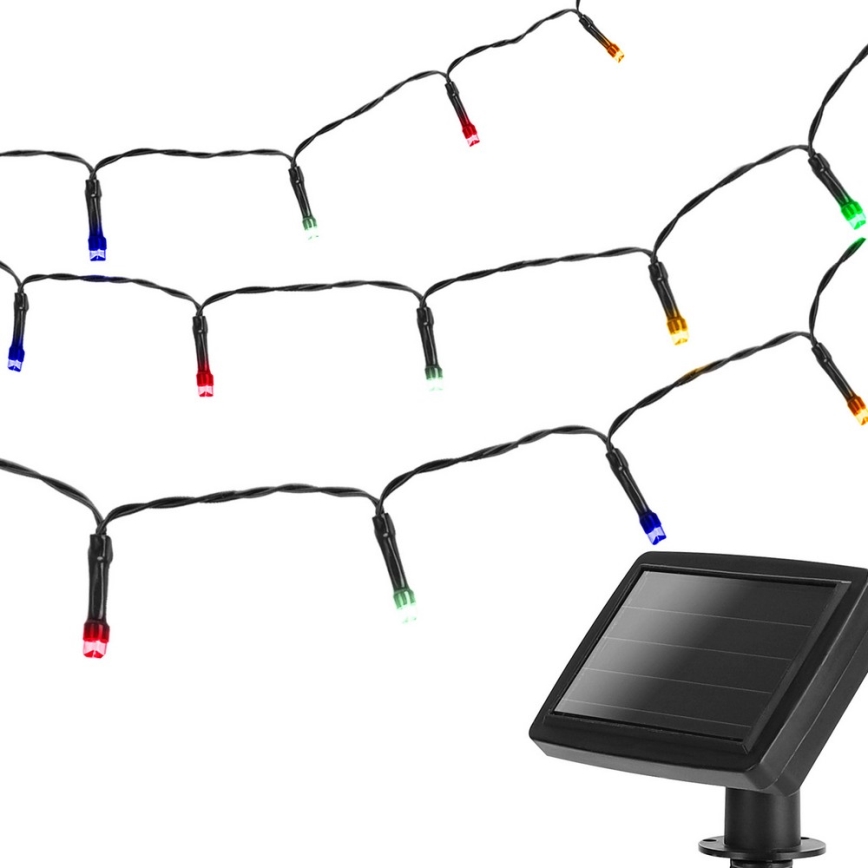 Aigostar - LED Solární řetěz 100xLED/11,9m IP44 multicolor