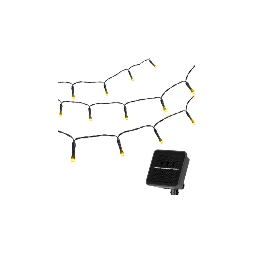 Aigostar - LED Solární řetěz 100xLED/12m 300 mAh IP65 teplá bílá