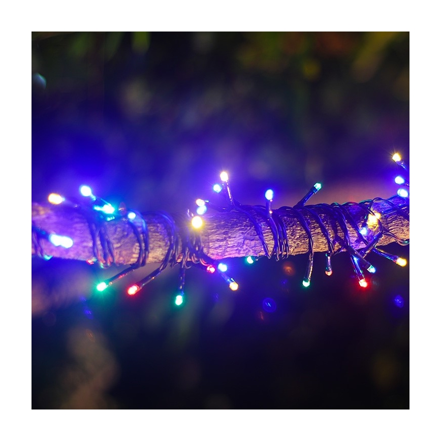 Aigostar - LED Solární  řetěz 100xLED/8 funkcí 12m IP65 multicolor
