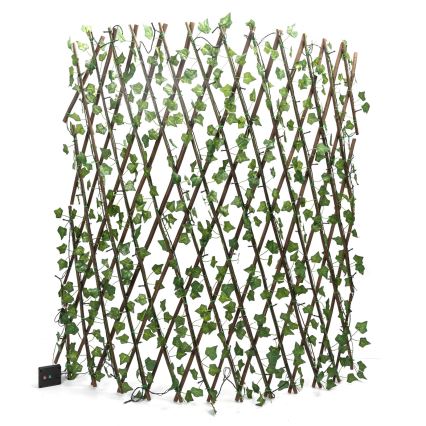 Aigostar - LED Solární řetěz 148xLED/2x1,2m IP65 teplá bílá ivy