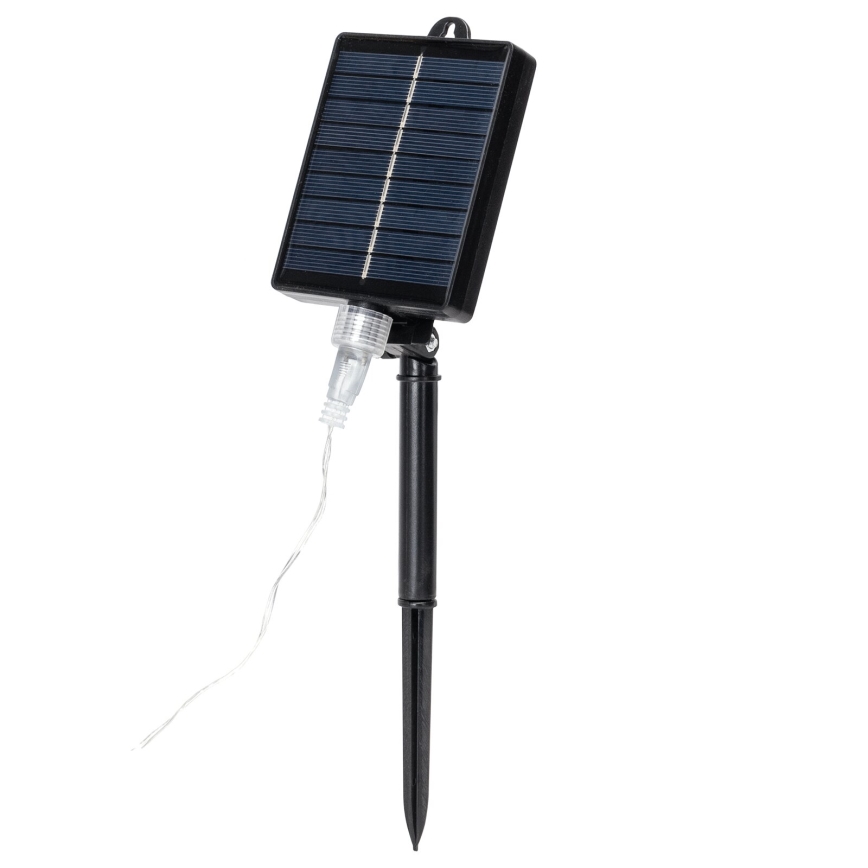 Aigostar - LED Solární  řetěz 192xLED/8m IP65 1200 mAh studená bílá