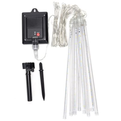 Aigostar - LED Solární  řetěz 192xLED/8m IP65 1200 mAh teplá bílá