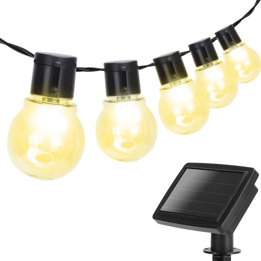 Aigostar - LED Solární řetěz 20xLED/5,8m IP44 teplá bílá