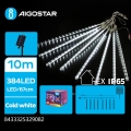 Aigostar - LED Solární  řetěz 384xLED/13m IP65 1200 mAh studená bílá