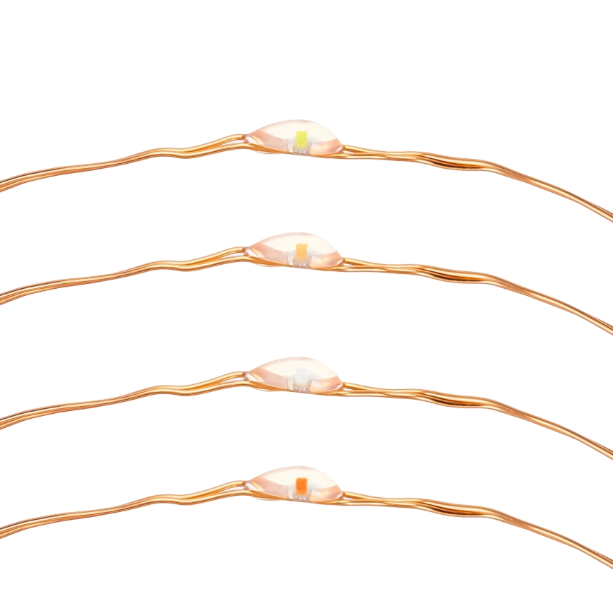 Aigostar - LED Solární řetěz LED/8 funkcí 12m IP65 multicolor