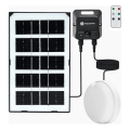 Aigostar - LED Solární stropní svítidlo se senzorem LED/35W/3,7V 3000 mAh IP65 + dálkové ovládání
