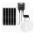 Aigostar - LED Solární svítidlo 2xLED/70W/12V 12000 mAh 6500K pr. 20,5 cm + dálkové ovládání