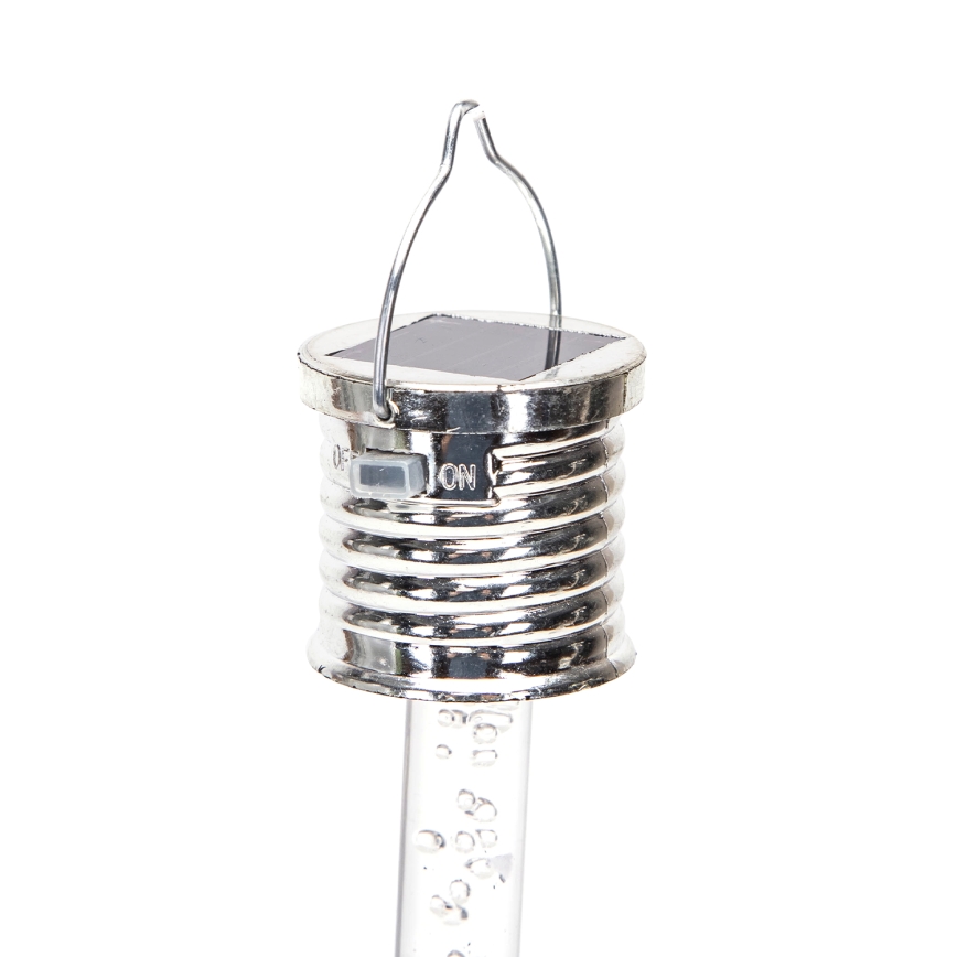 Aigostar - LED Solární svítidlo LED/0,006W/1,2V chrom 40 mAh 6500K IP44
