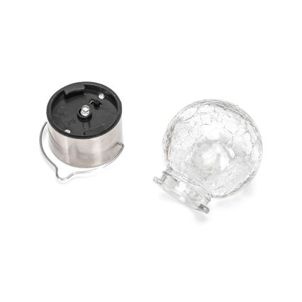 Aigostar - LED Solární svítidlo LED/0,006W/1,2V pr. 6 cm 100 mAh 6500K IP44
