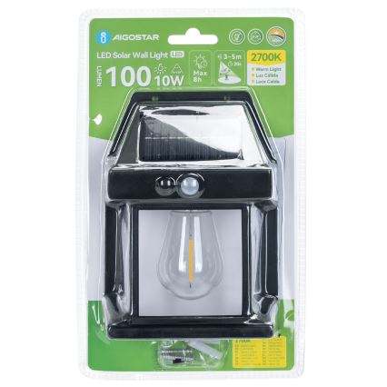 Aigostar - LED Solární svítidlo LED/10W/3,7V 800 mAh IP65