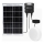 Aigostar - LED Solární svítidlo LED/70W/12V 6000 mAh 6500K IP65 pr. 20,5 cm + dálkové ovládání