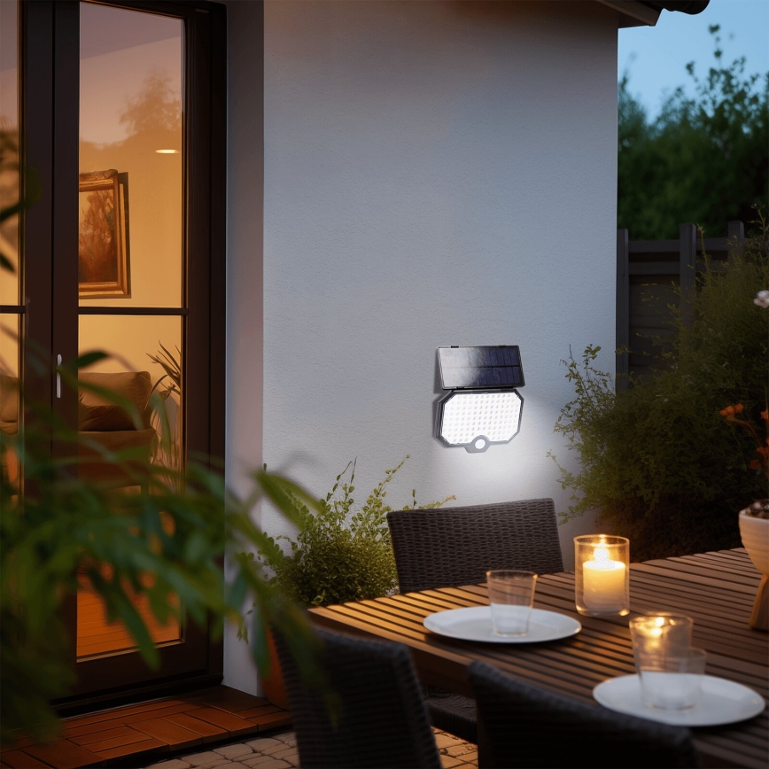 Aigostar - LED Solární svítidlo se senzorem pohybu LED/2,4W/3,7V IP65
