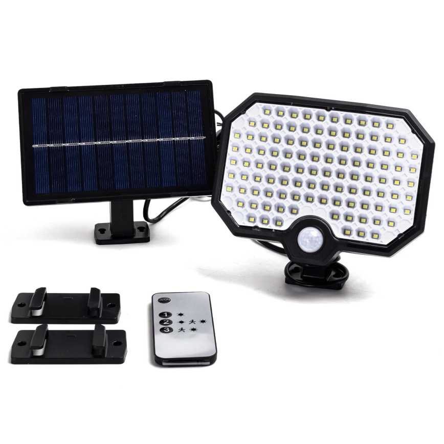 Aigostar - LED Solární svítidlo se senzorem pohybu LED/2,4W/3,7V IP65