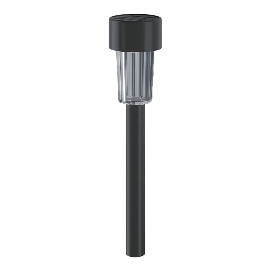 Aigostar - LED Solární svítidlo se senzorem soumraku LED/0,006W/1,2V 40 mAh 29,5 cm černá 6500K IP44