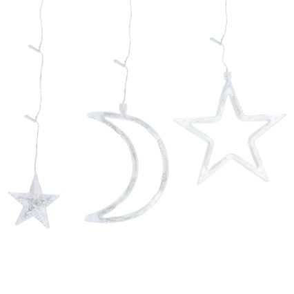 Aigostar - LED Solární vánoční řetěz 120xLED/8 funkcí 3x0,6m 500 mAh IP65 studená bílá