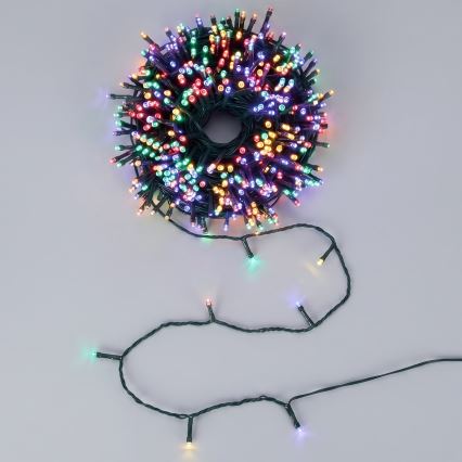 Aigostar - LED Solární vánoční řetěz 500xLED/8 funkcí 52m IP65 multicolor 1200 mAh