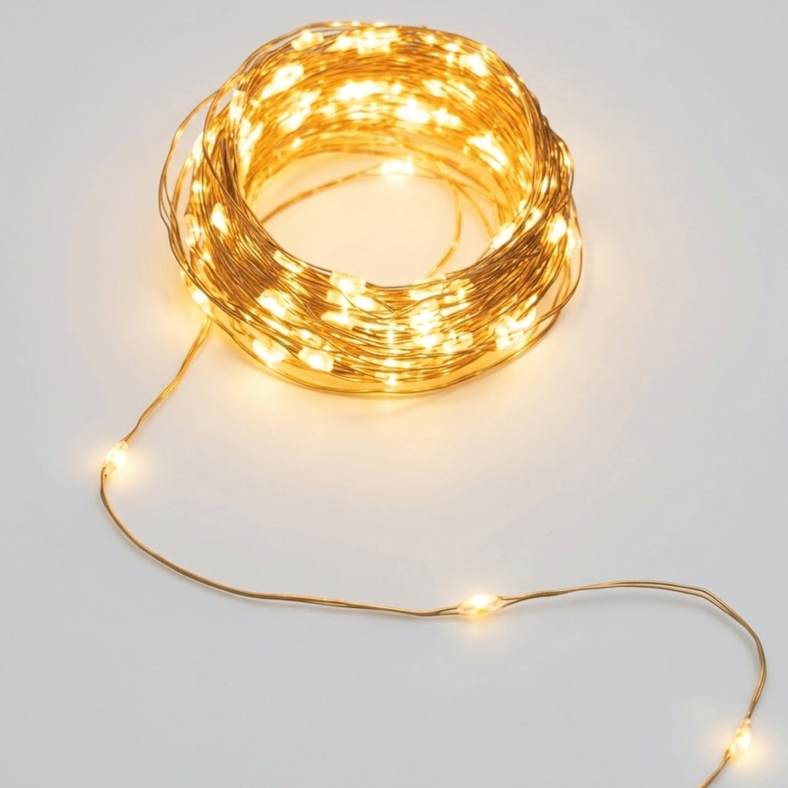Aigostar - LED Solární vánoční řetěz 500xLED/8 funkcí 52m IP65 teplá bílá 1200 mAh