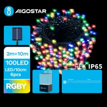 Aigostar - LED Solární vánoční řetěz 100xLED/8 funkcí 12m IP65 multicolor