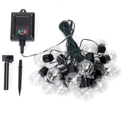 Aigostar - LED Solární vánoční řetěz 20xLED/8 funkcí 11,5m IP65 multicolor