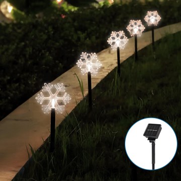 Aigostar - LED Solární vánoční svítidlo LED/0,054W/1,2V 1m 800 mAh IP65 studená bílá