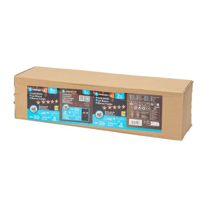 Aigostar - LED Solární vánoční svítidlo LED/0,054W/1,2V 1m IP65 800 mAh studená bílá
