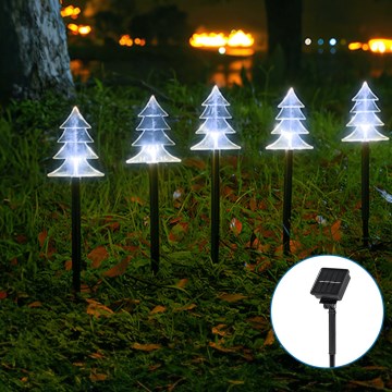 Aigostar - LED Solární vánoční svítidlo LED/0,054W/1,2V 1m IP65 studená bílá