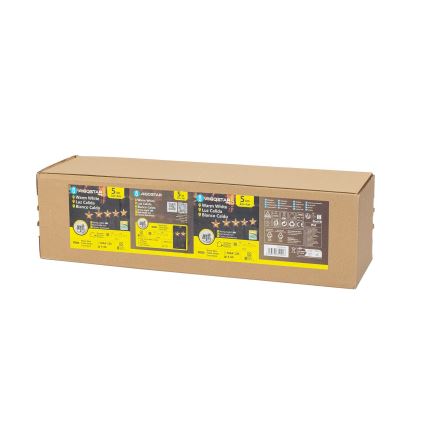 Aigostar - LED Solární vánoční svítidlo LED/0,054W/1,2V 1m IP65 teplá bílá