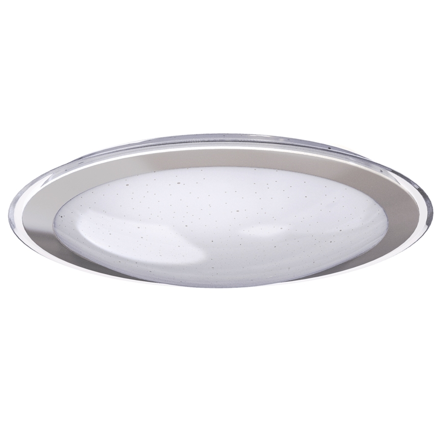 Aigostar - LED Stmívatelné stropní svítidlo LED/30W/230V 2700-6500K pr. 42,9 cm chrom + dálkové ovládání