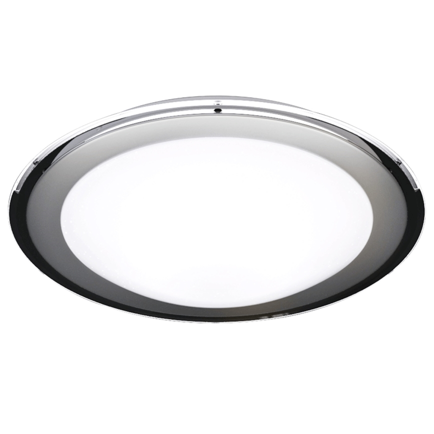 Aigostar - LED Stmívatelné stropní svítidlo LED/60W/230V 2700-6500K pr. 52,7 cm chrom + dálkové ovládání