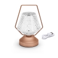 Aigostar - LED Stmívatelná nabíjecí stolní lampa LED/1W/5V 2700/4000/6500K 1800mAh 20 cm