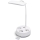 Aigostar - LED Stmívatelná stolní lampa se zásuvkami a USB LED/4,6W/230V 3000/4000/6500K bílá