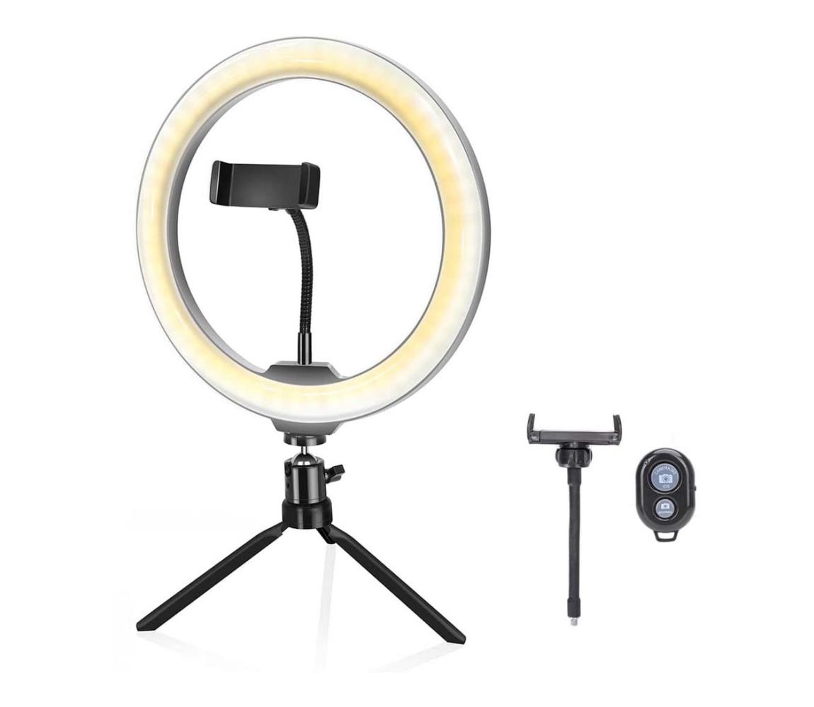 Aigostar Aigostar - LED Stmívatelné kruhové světlo LED/12W/230V 2700-6500K 50,5 cm AI0366