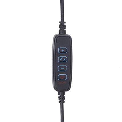 Aigostar - LED Stmívatelné kruhové světlo LED/12W/230V 2700-6500K 50,5 cm