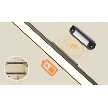 Aigostar - LED Stmívatelné nabíjecí osvětlení zrcadla LED/2,9W/5V 2000 mAh