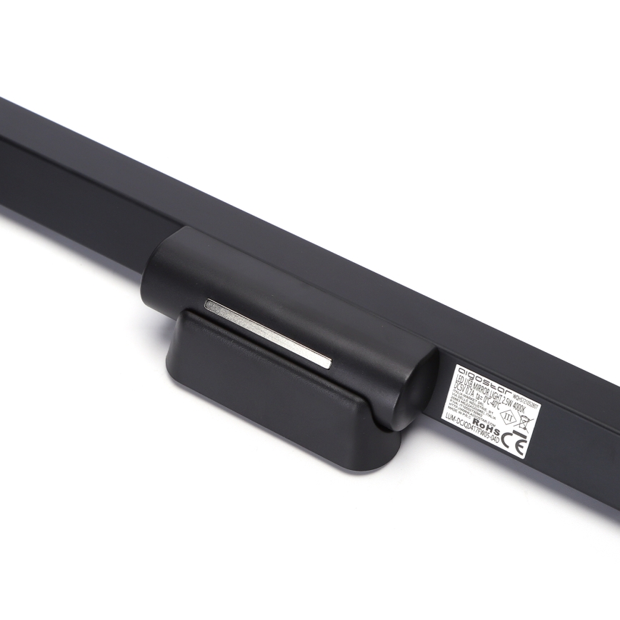 Aigostar - LED Stmívatelné nabíjecí osvětlení zrcadla LED/2,9W/5V 2000 mAh