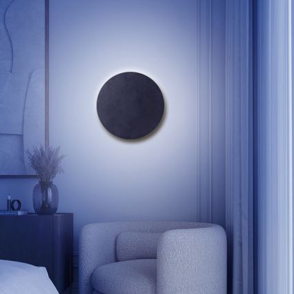 Aigostar - LED Stmívatelné nástěnné svítidlo MESH Smart LED/12W/230V 2700-6500K černá