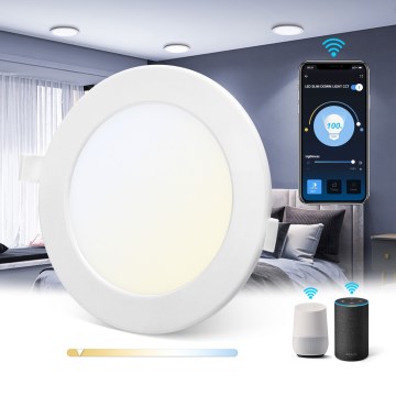 Aigostar - LED Stmívatelné podhledové svítidlo MESH LED/6W/230V 2700-6500K bílá