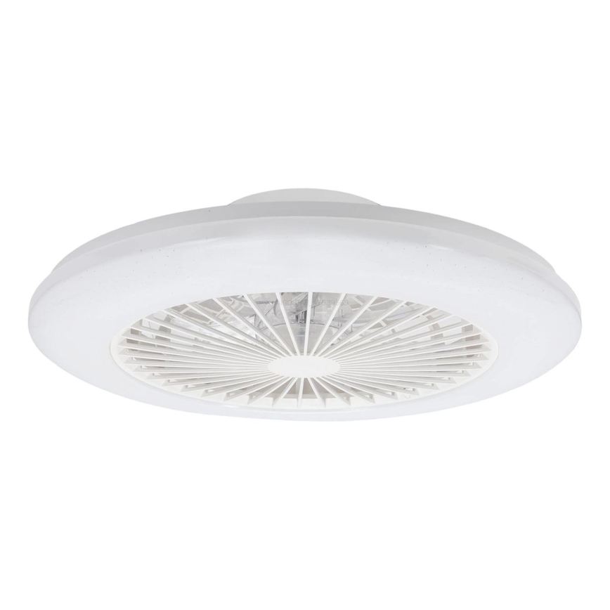 Aigostar - LED Stmívatelné stropní svítidlo s ventilátorem LED/40W/230V 2700-6500K pr. 48,5 cm bílá + dálkové ovládání