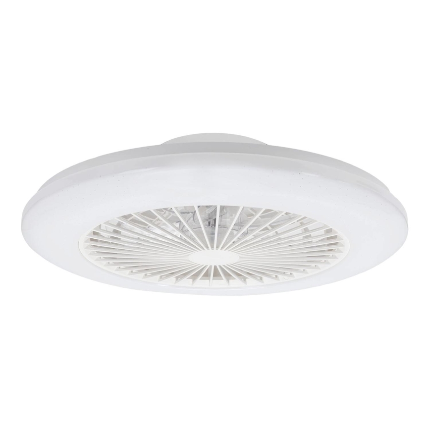 Aigostar - LED Stmívatelné stropní svítidlo s ventilátorem MESH LED/40W/230V 2700-6500K bílá + dálkové ovládání