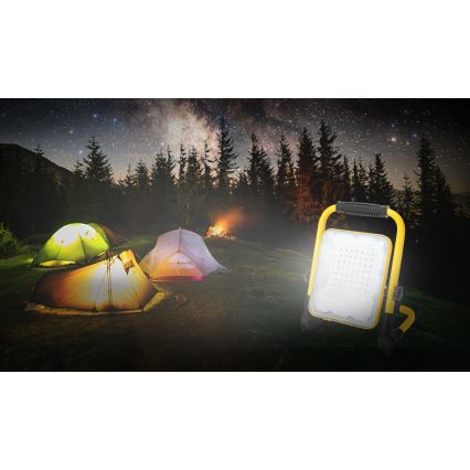 Aigostar - LED Stmívatelný nabíjecí reflektor LED/100W/5V 6500K IP65 15000 mAh