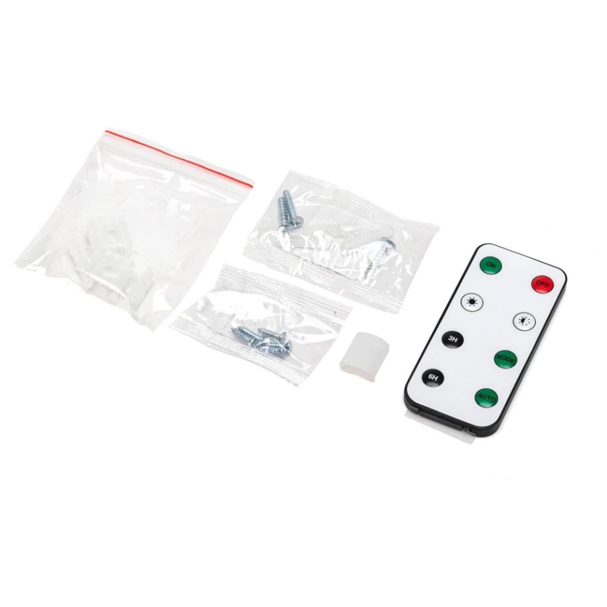 Aigostar - LED Stmívatelný solární pásek LED/1,6W/3,2V 3 m 2700K IP65 1800 mAh + dálkové ovládání