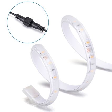 Aigostar - LED Stmívatelný solární pásek LED/20W/3,2V 20 m 2700K IP65 20000 mAh + dálkové ovládání