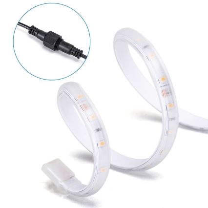 Aigostar - LED Stmívatelný solární pásek LED/5W/3,2V 5 m 2700K IP65 + dálkové ovládání