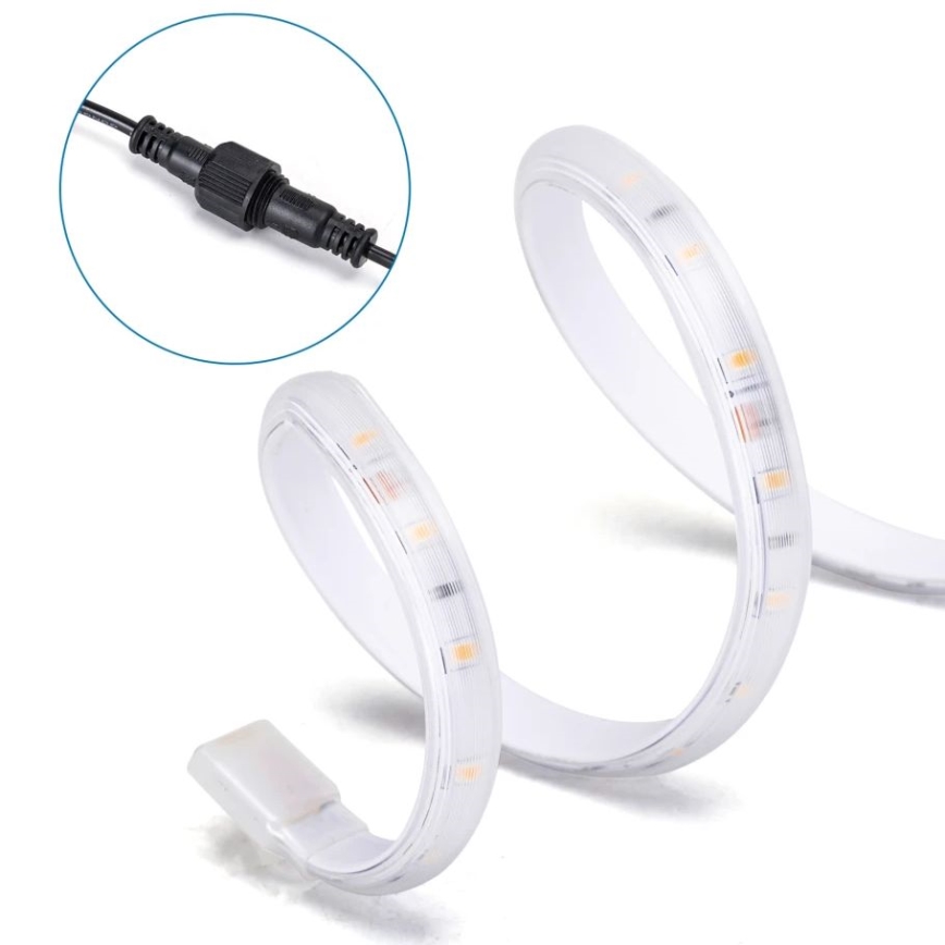 Aigostar - LED Stmívatelný solární pásek LED/5W/3,2V 5 m 2700K IP65 + dálkové ovládání