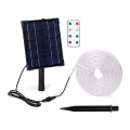 Aigostar - LED Stmívatelný solární pásek LED/5W/3,2V 5 m 6500K IP65 + dálkové ovládání