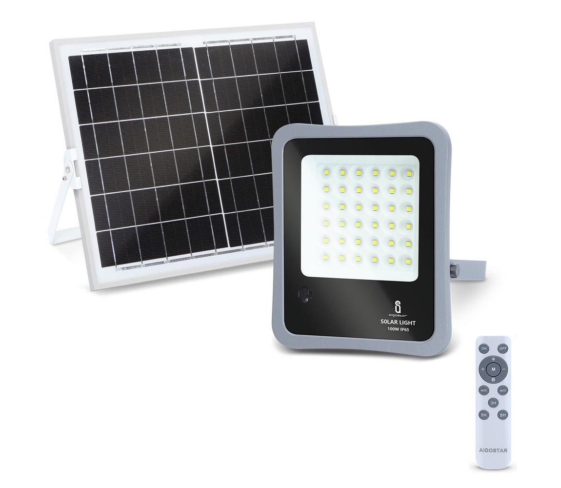 Aigostar B.V. Aigostar - LED Stmívatelný solární reflektor LED/100W/3,2V IP65 + DO AI0070