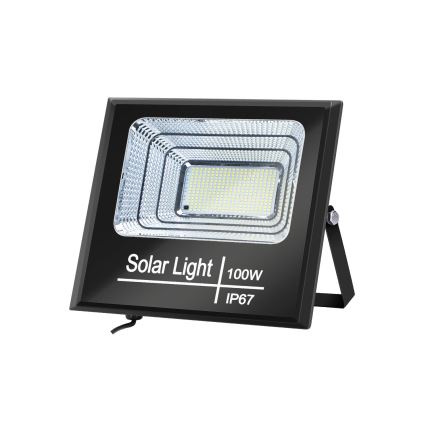 Aigostar - LED Stmívatelný solární reflektor LED/100W/3,2V IP67 2000 mAh + DO