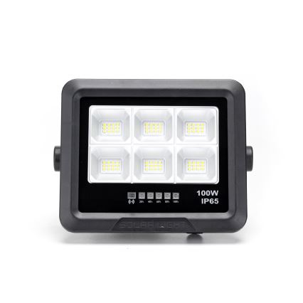 Aigostar - LED Stmívatelný solární reflektor LED/100W/3,4V IP65 + dálkové ovládání